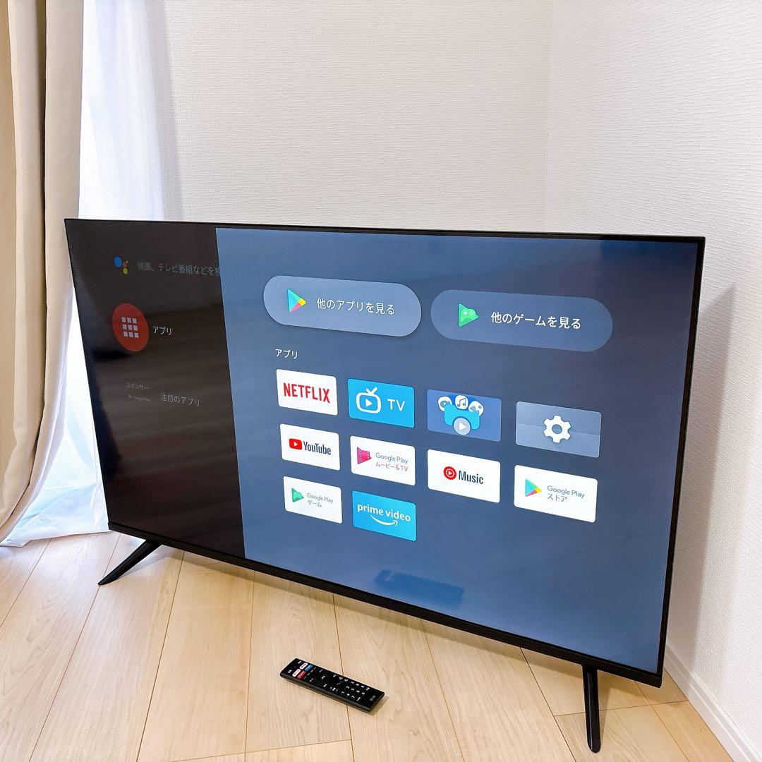 ★初期化済★4K チューナーレススマートテレビ 50インチ2022年製HDR画質