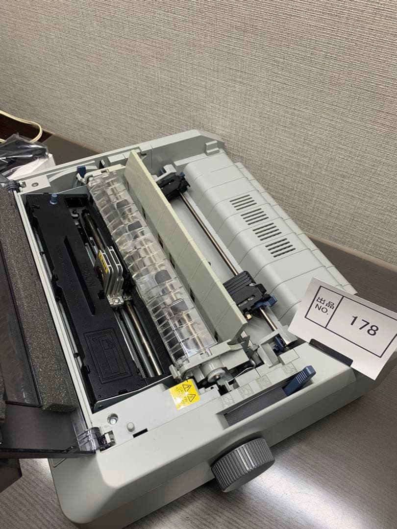 出品No.178 エプソン　ドットプリンタ　VP880　動作OK　新品リボン付