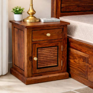 Haven Bedside Table (Honey Finish)