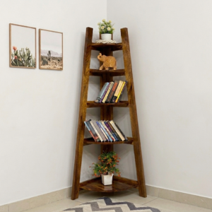 Oakvera Wooden Bookshelf – Honey Finish