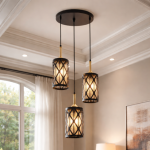 Geometric Cluster 3 Series Hanging Light