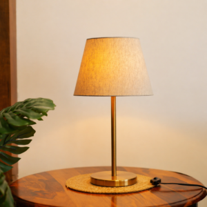 Slique Mordern Brass Table Lamp