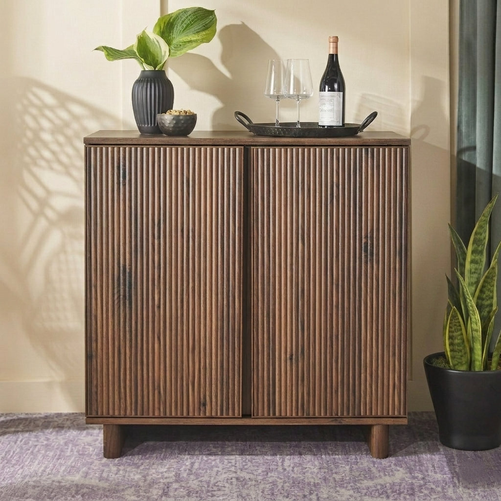 Haven Bar Cabinet (Walnut Finish) - Image 2