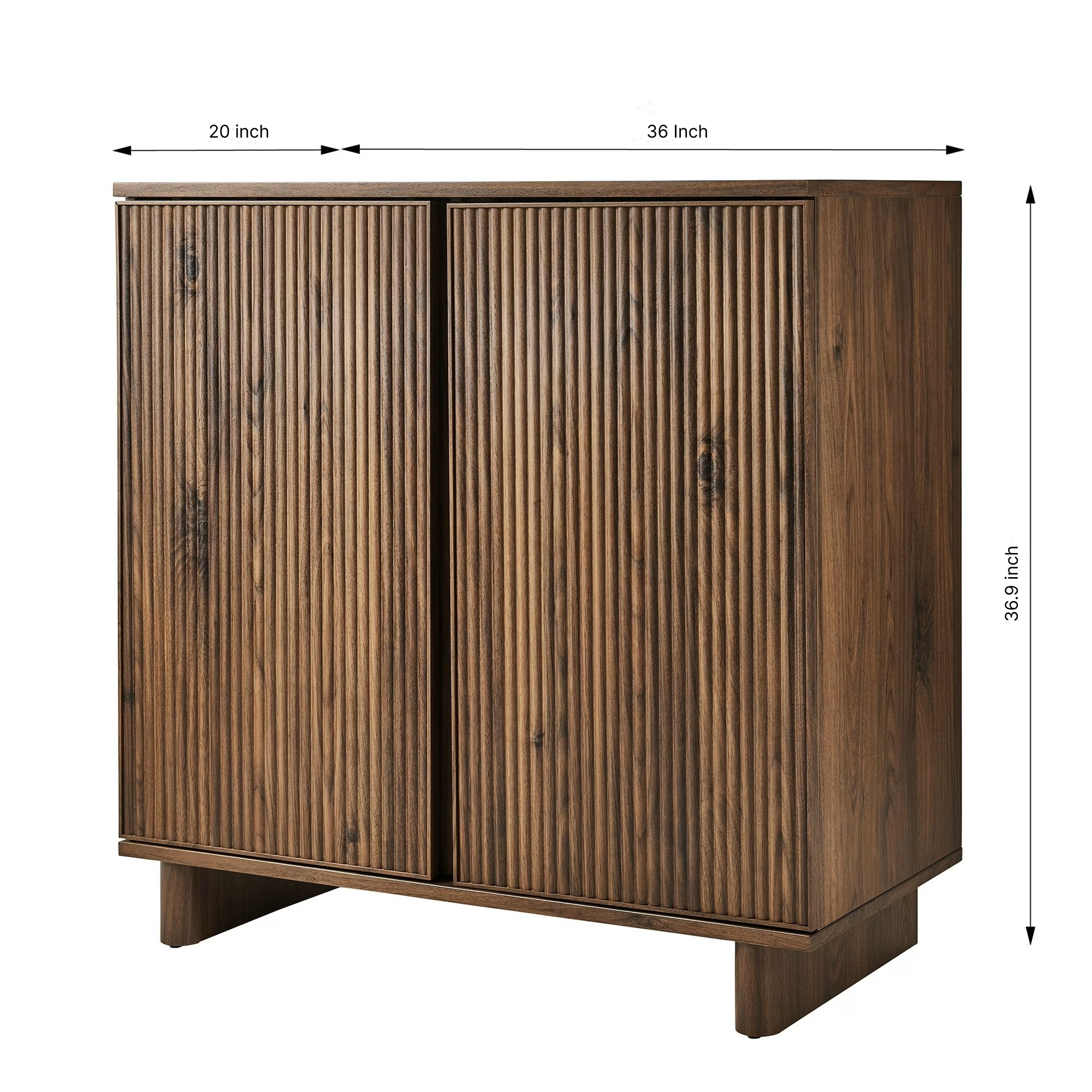 Haven Bar Cabinet (Walnut Finish) - Image 7