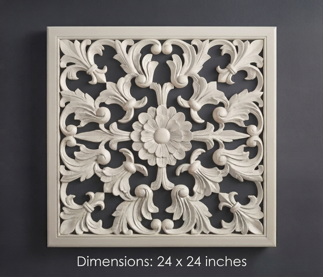 Florenza Wall Panel (White Finish) - Image 3