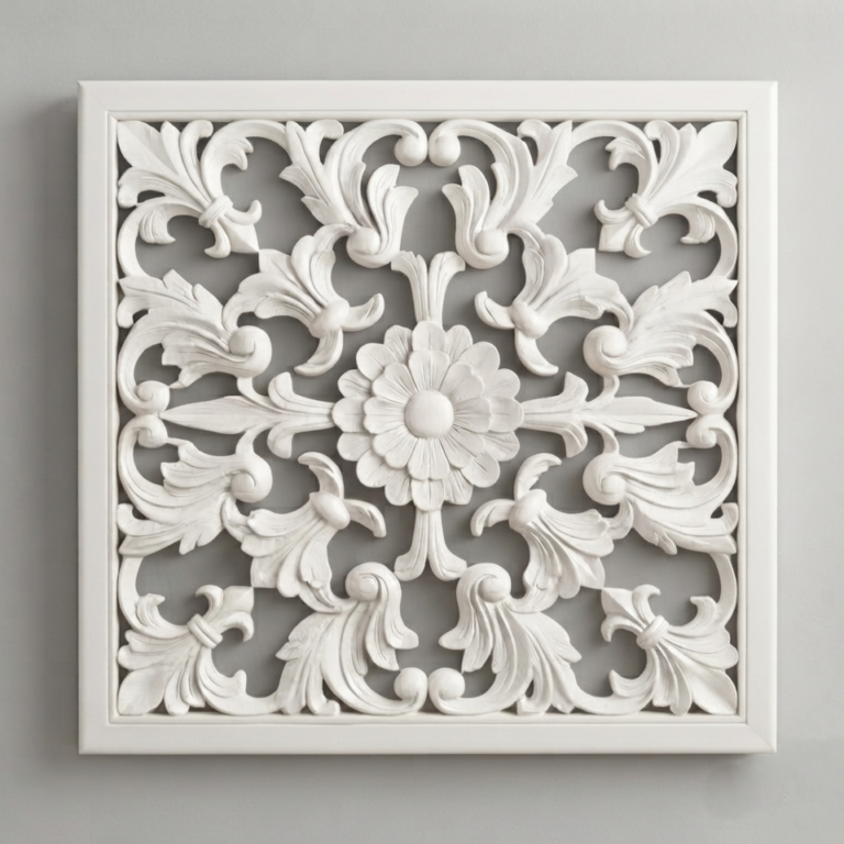 Florenza Wall Panel (White Finish)