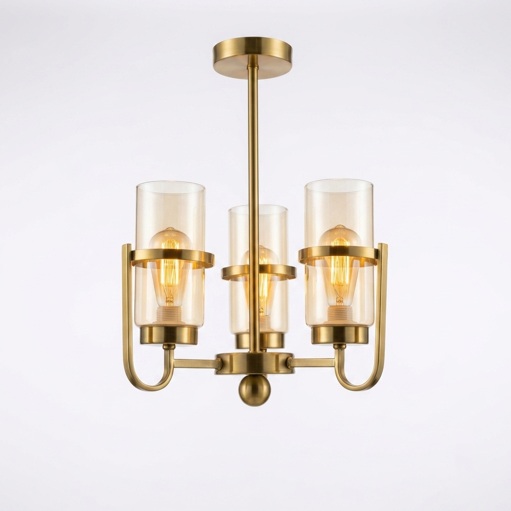 Aurelia Amber 3- Light Chandelier - Image 2