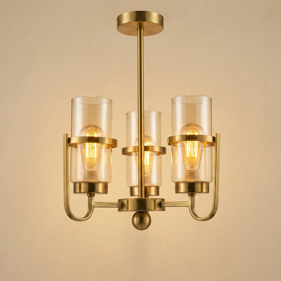 Aurelia Amber 3- Light Chandelier
