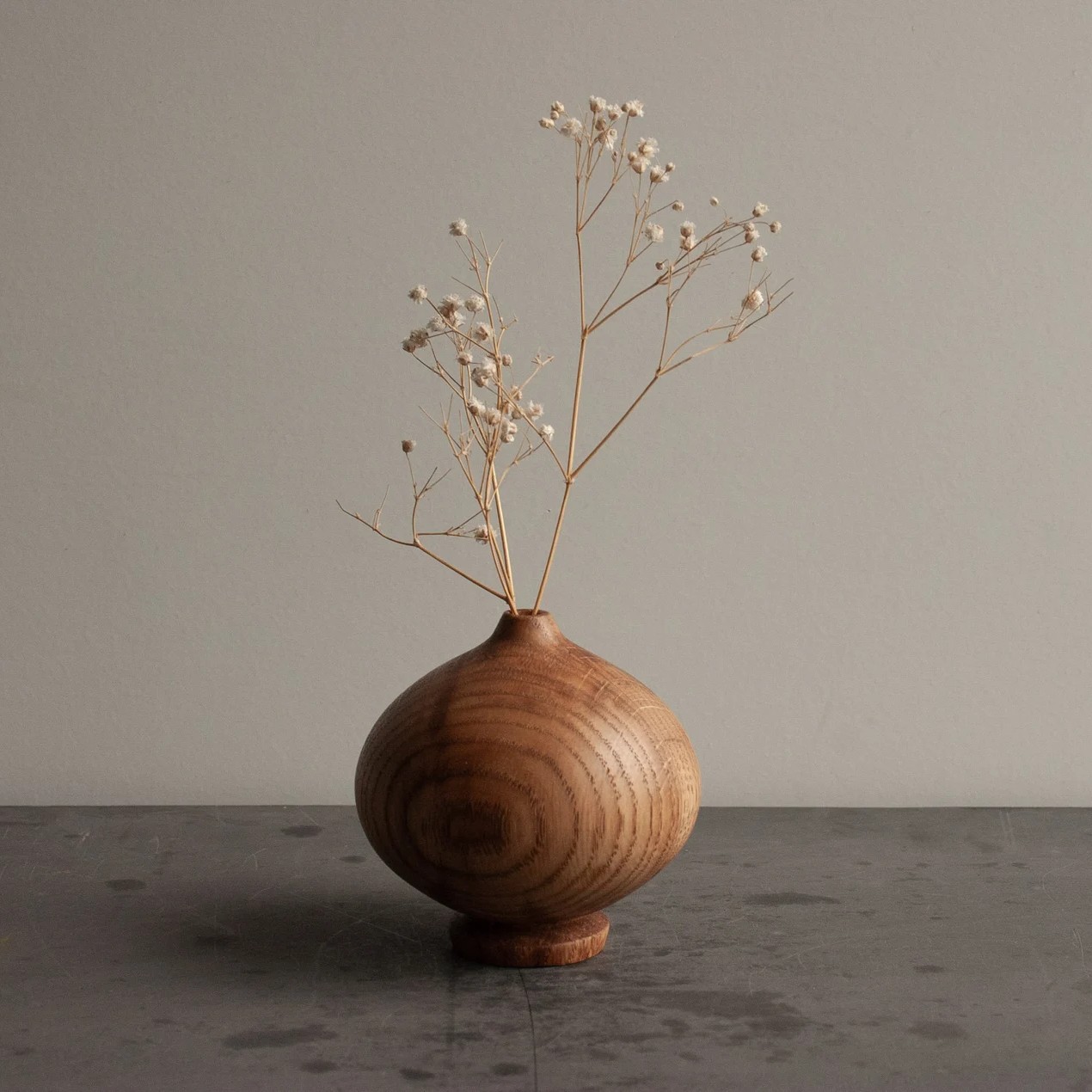 Ovia Sheesham Wooden Flower Vase for Home Decor